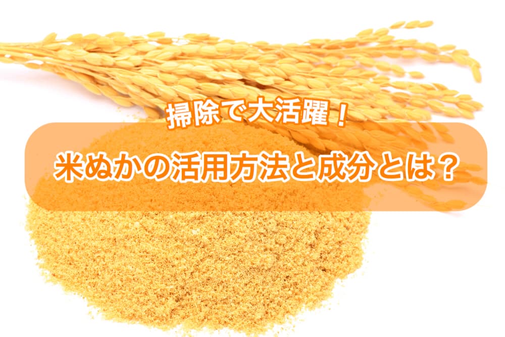 掃除で大活躍 米ぬか の活用方法と成分とは カジタク イオングループ