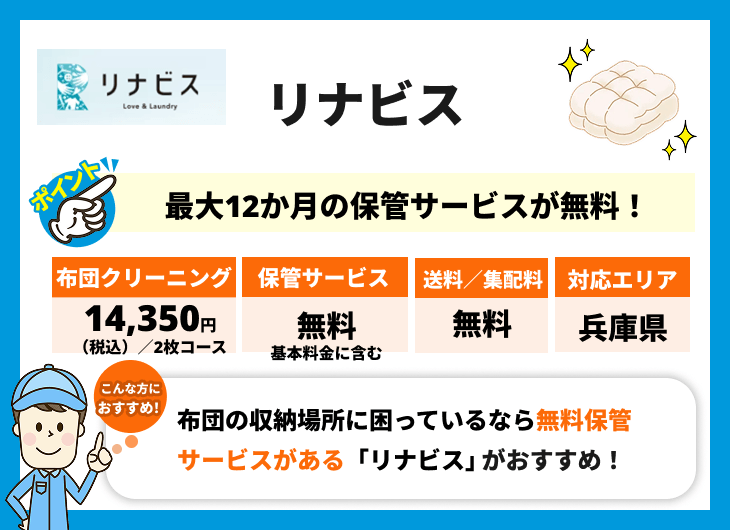 リナビスの特徴