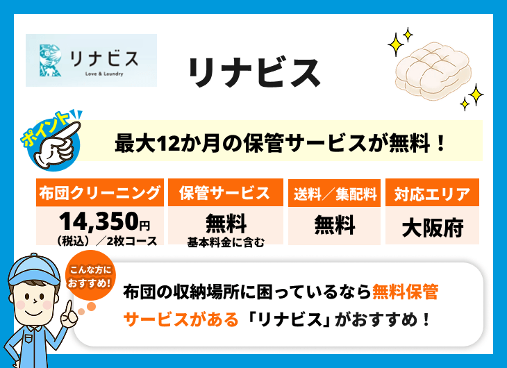 リナビスの特徴