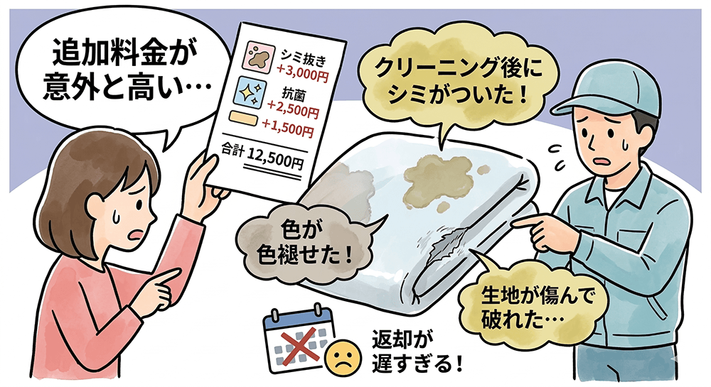 業者に依頼した際の失敗＆後悔事例