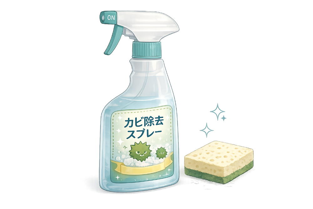 カビ除去スプレーの使い方