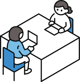 整理収納アドバイザーがお困りごとをヒアリングします(最大30分)