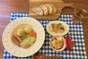 Gセット：当日のお食事・盛り付け例