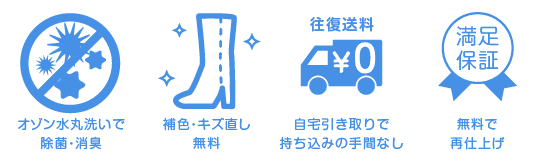 1点づつ手作業・防ダニ加工・往復送料無料・無料で再仕上げ