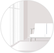 ガラスの透明度UPお部屋が明るく