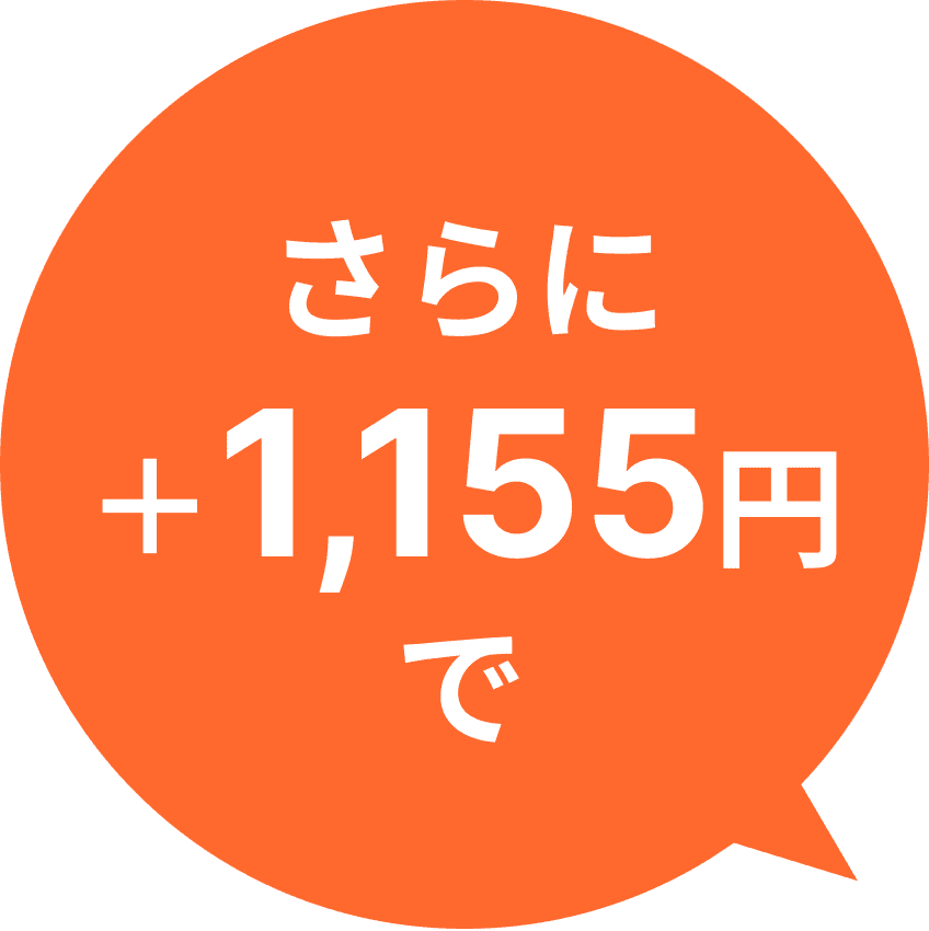 ＋1,155円で