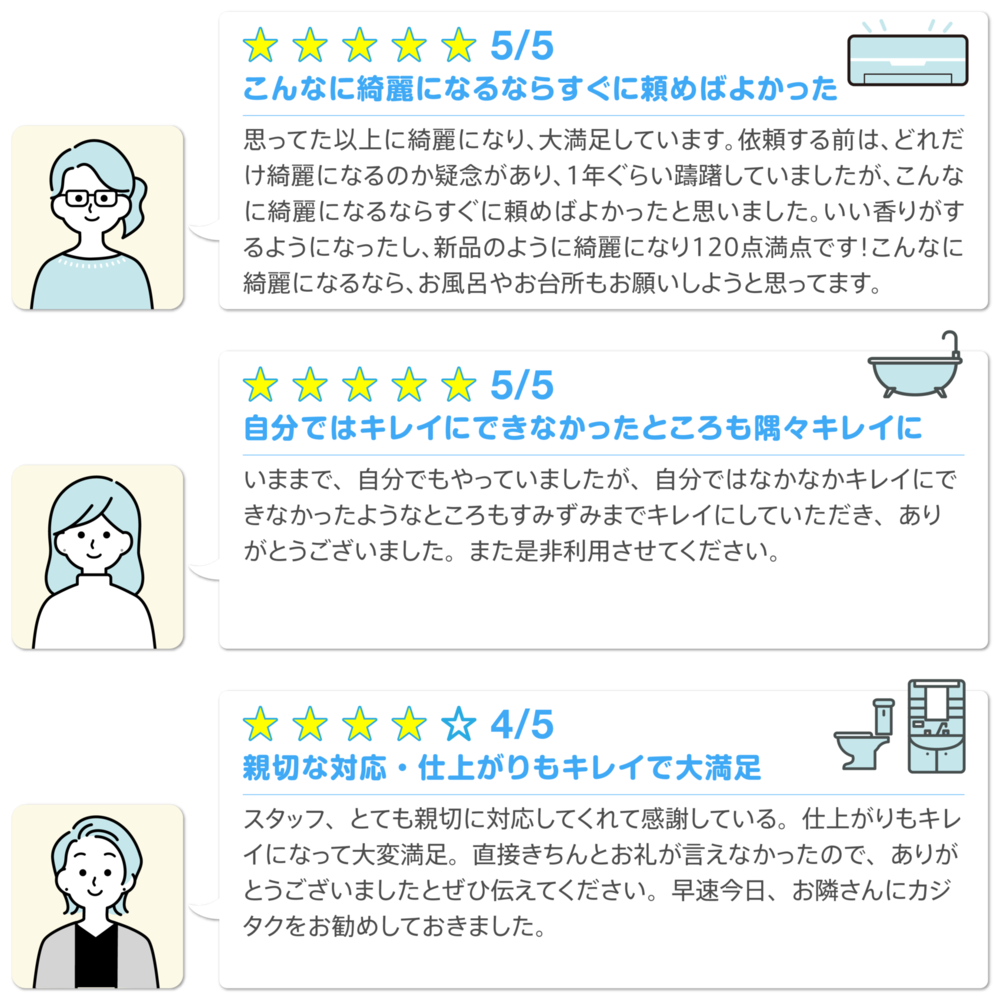 お客さまの声