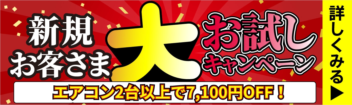新規お客様大お試しキャンペーン