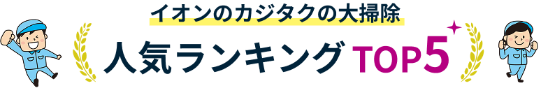 イオンのカジタクの大掃除 人気ランキングTOP5