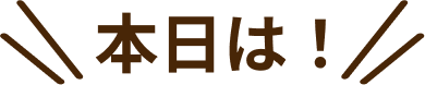 本日は！