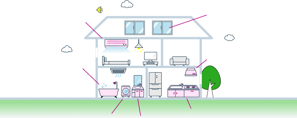 おうちの気になる箇所のお掃除はお任せ！