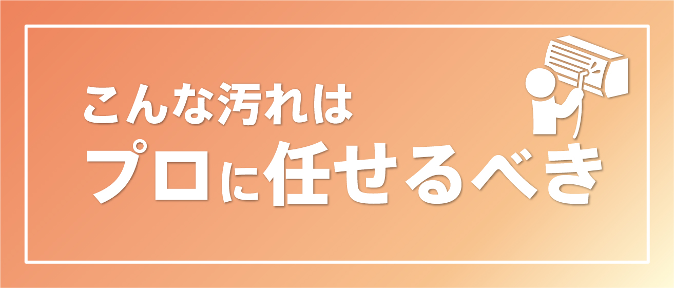 こんな汚れはプロに任せるべき
